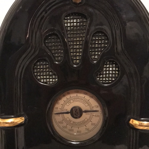 Paul Sebastian Vintage Reproduction 1998 limited edition AM / FM ceramic radio. - Picture 5 of 5